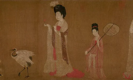 Zhou Fang’s ‘Court Ladies Wearing Flowered Headdresses’
