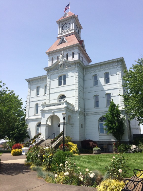 The Circuit Court in Corvallis is the oldest courthouse in Oregon, built in 1888. (Beverly Mann)