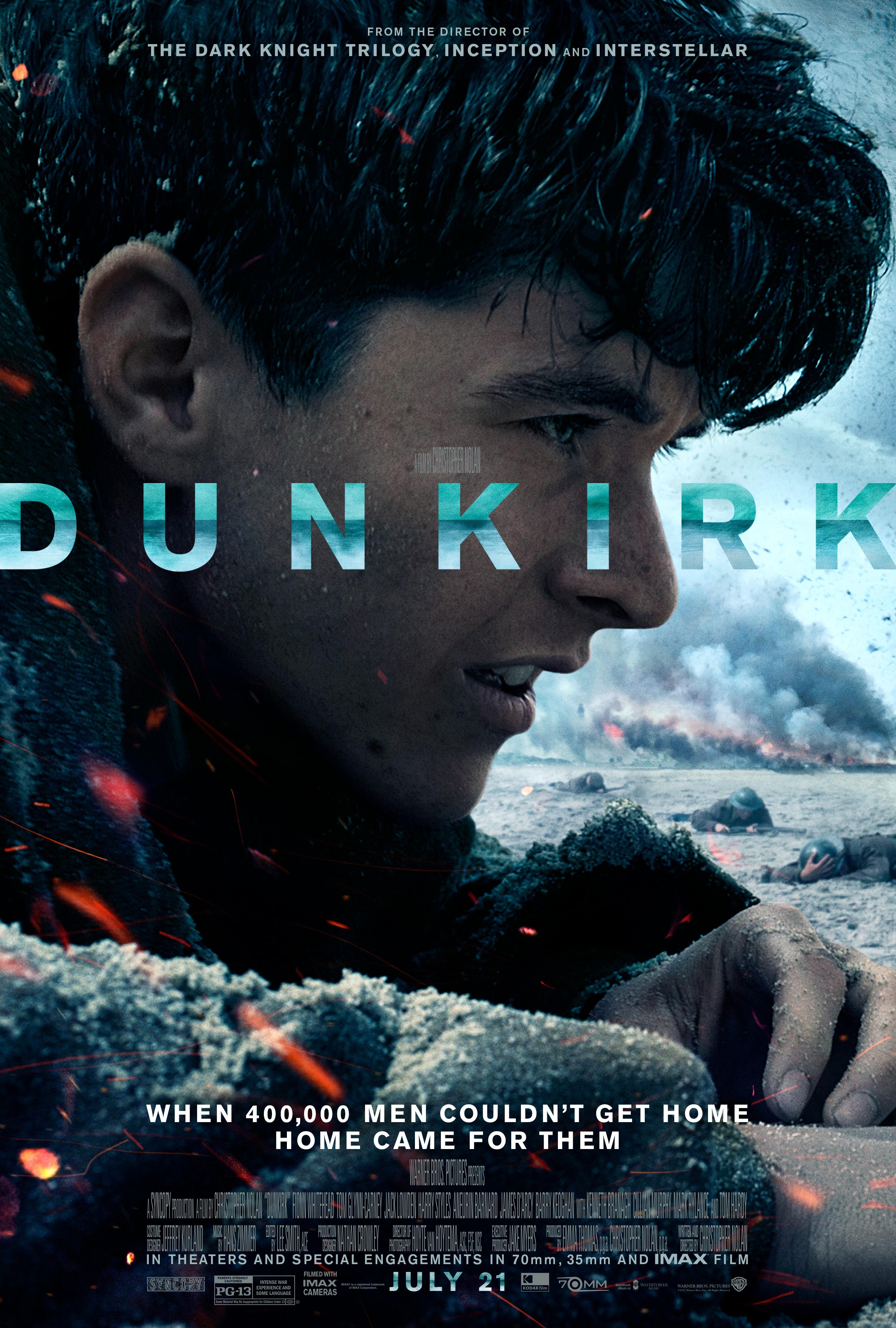 Movie poster for "Dunkirk."