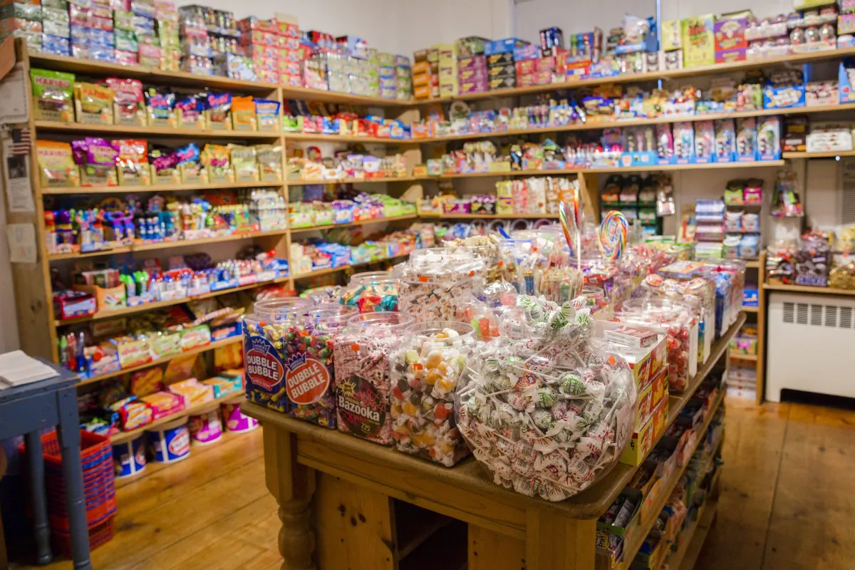 A "secret" candy shop in Nantucket, Mass., on July 8, 2017. (Samira Bouaou/The Epoch Times)