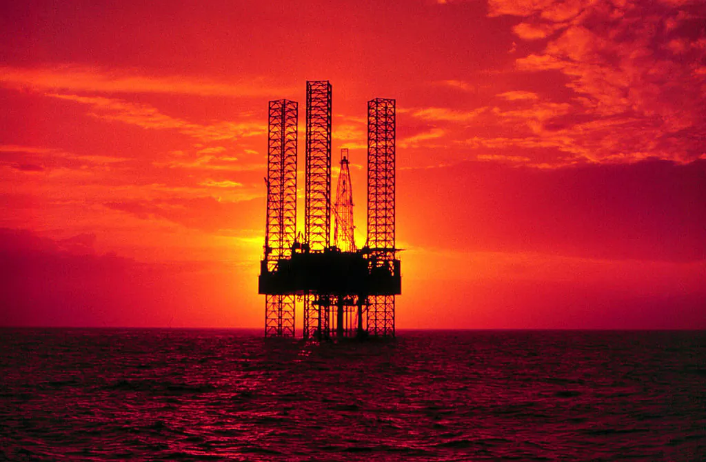 A PennzEnergy oil exploration drilling rig in the Gulf of America, in this file image. (Getty Images)