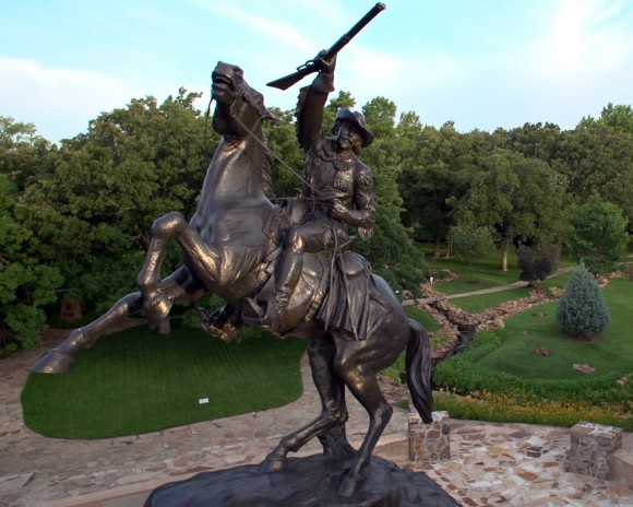 Statue of Buffalo Bill Cody on the grounds of the National Cowboy and Western Heritage Museum. (National Cowboy and Western Heritage Museum)