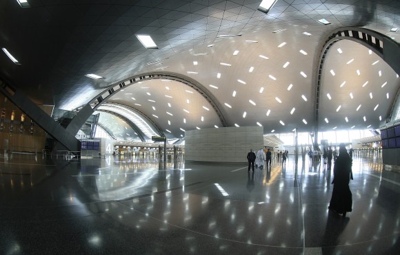 A terminal in Hamad International Airport (HIA) on April 30, 2014 in Doha, Qatar. (KARIM JAAFAR/AFP/Getty Images)