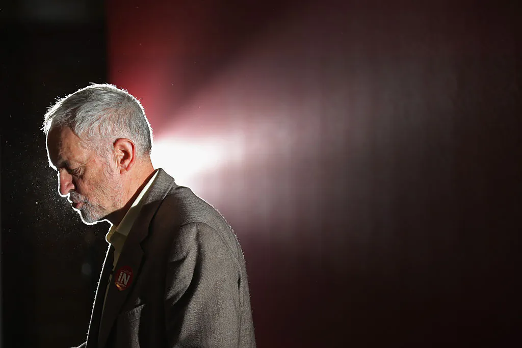 Labour Leader Jeremy Corbyn addresses an audience at the Peoples History Museum and sets out the reasons why Labour is voting remain, in the referendum in Manchester, England on June 21, 2016. (Getty Images)
