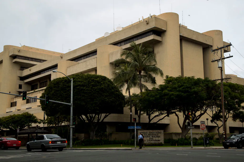 The Prince Jonah Kuhio Federal Building and US District Courthouse in Honolulu, Hawaii on March 09, 2017. (KENT NISHIMURA/AFP/Getty Images)