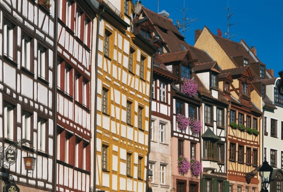 Nuremberg is famous for its half-timbered houses. (Congress & Tourismus Zentrale Nürnberg/Andrew Cowin)