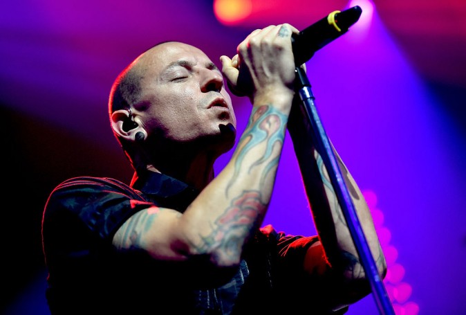 Chester Bennington on June 18, 2014 in Burbank, California. (Kevin Winter/Getty Images for Clear Channel)
