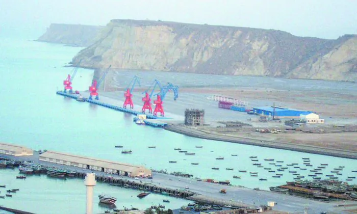 Boats at the Gwadar Port in Pakistan on the Arabian Sea in this undated photo. China has been looking to secure sea trading lanes along the so-called Maritime Silk Road, and the Pakistani port is an important piece in the puzzle. (J. Patrick Fischer/CC BY-SA)