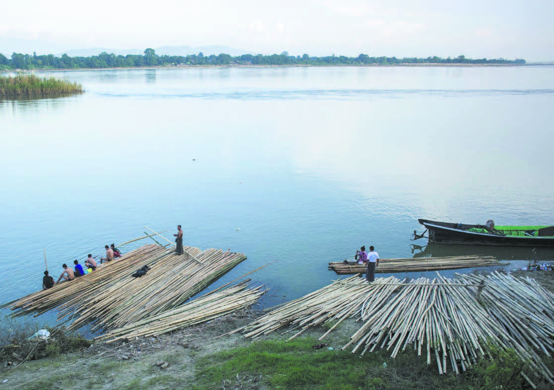 THE BANKS OF THE IRRAWADDY RIVER IN BURMA ON OCT. 2, 2015. Although not officially part of the Belt and Road Initiative, the $3.6 billion Myitsone Dam project is an example of a Chinese infrastructure project in a very poor country that hasn't gone as planned. Construction has been suspended for six years, as both countries could not agree on how to proceed. (YE AUNG THU/AFP/GETTY IMAGES)