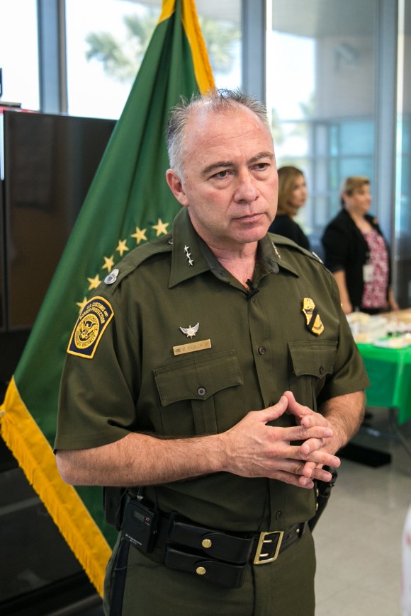 Manuel Padilla, chief of the Rio Grande Valley Border Patrol Sector, in Edinburg, Texas, on May 30, 2017. (Benjamin Chasteen/The Epoch Times)