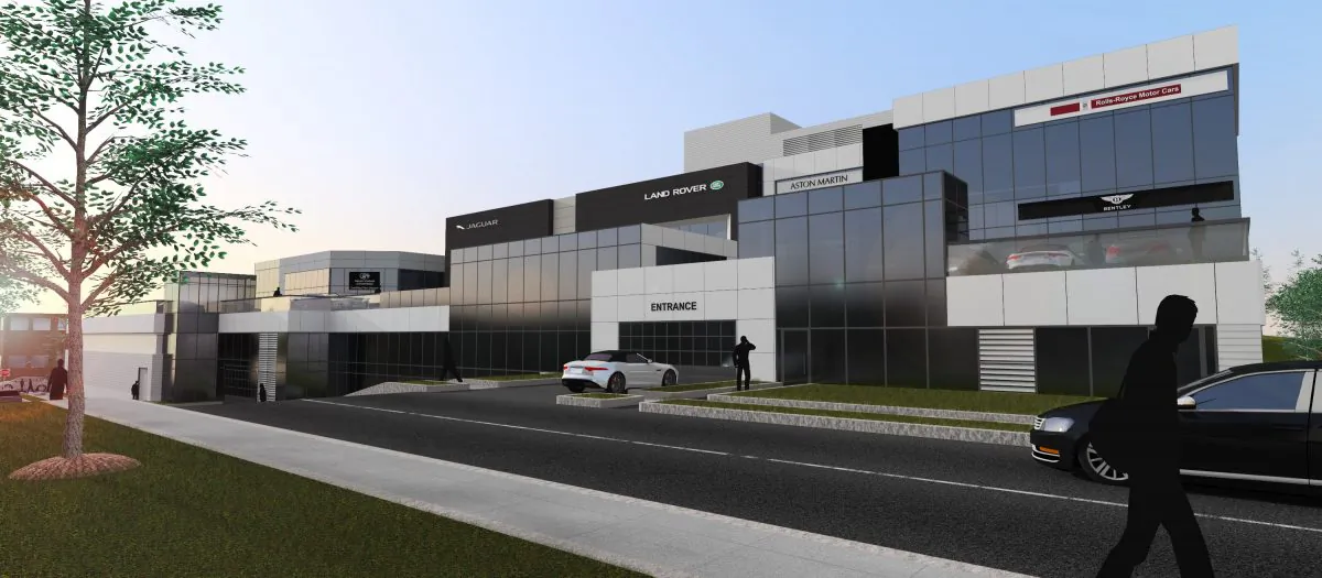 Front view, GTA 777 Dundas St. E. ( Grand Touring Automobiles Group of Companies)