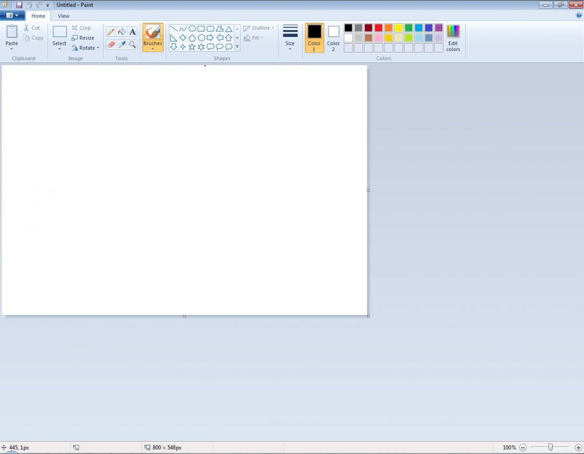 Создать чистый. Paint Windows 7. Безымянный Paint. Лист программы пустой. Старый паинт.