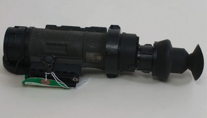Infrared sight obtained by GAO investigators from the LESO program. (Government Accountability Office)