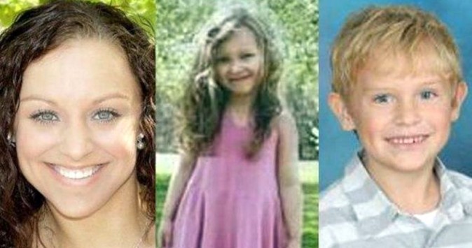 Jessica Edens, left, Harper Edens, center, and Hayden King, right (JESSICAEDENSPHOTOGRAPHY.COM/ DILLARD FUNERAL HOME)