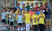 Kids Brave the Heat to Complete the Age Group Competition
