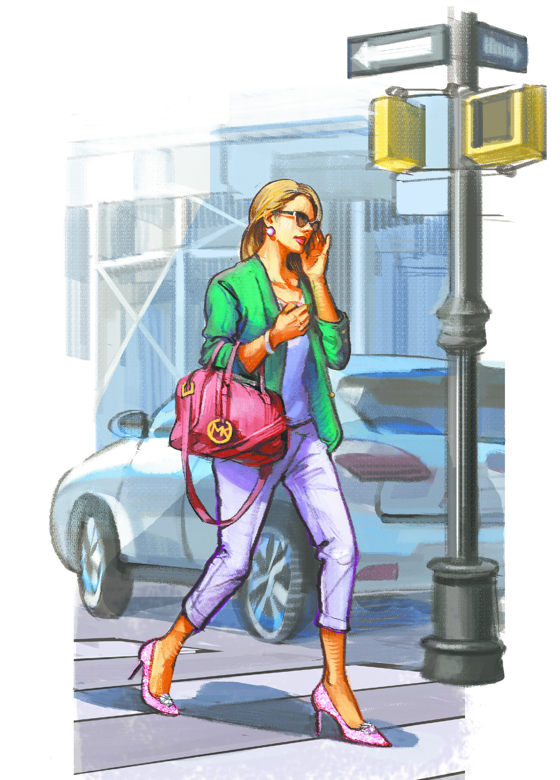 American fashion company Michael Kors announced on July 24 that it is acquiring British luxury shoe brand Jimmy Choo for nearly $1.2 billion. (ILLUSTRATION BY RENAE WANG/THE EPOCH TIMES)