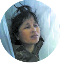 Xu Chensheng, after she died in police custody, in Chenzhou City, Hunan Province, China.