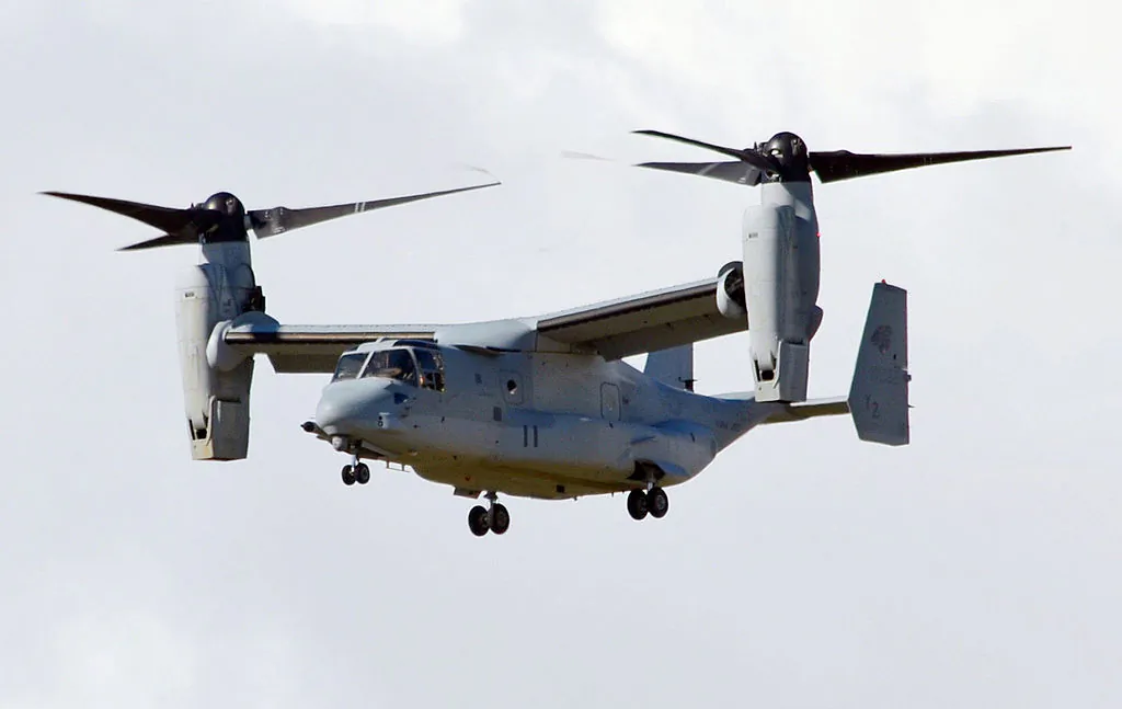 MV22 Osprey tilt-rotor transport aircraft (JIJI PRESS/AFP/Getty Images)