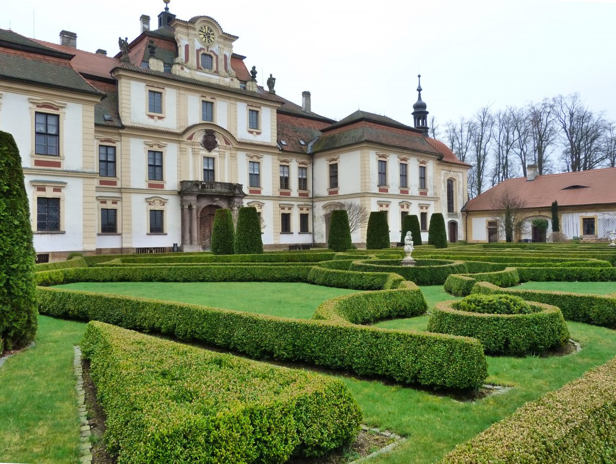 Chateau Jemniste is one of the most authentically preserved Baroque chateaus and gardens. (Barbara Angelakis)
