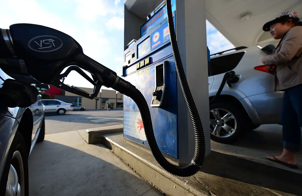 Los Angeles gas station. (Frederic J. Brown/AFP/GettyImages)