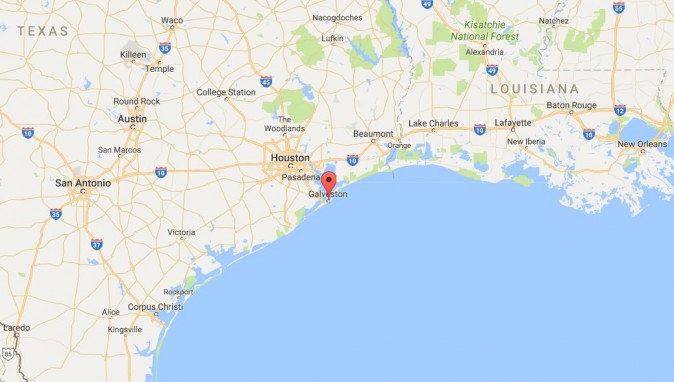 Galveston, Texas (Google Maps)
