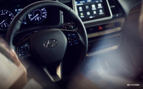 Inside the 2018 Sonata. (Courtesy of Hyundai)