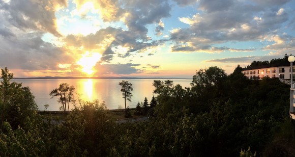 The Rivière-du-Loup region is known for its breathtaking sunsets. (Janna Graber)