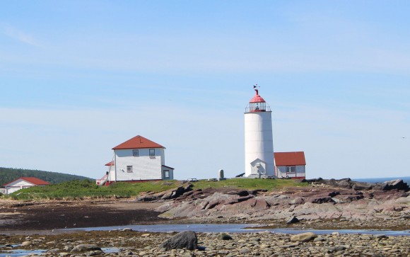 The lighthouse on Île Verte is now a B&B with 9 rooms. (Janna Graber)