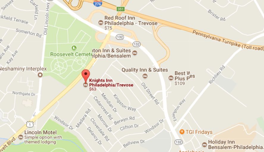 Erica Avila-Lopez, 34, allegedly left her baby alone in a room at the Knights Inn Hotel in Feasterville-Trevose in late July, CBS Philly reported. Her 7-month-old child was found when a maid came to clean the room the next day. (Google Maps)
