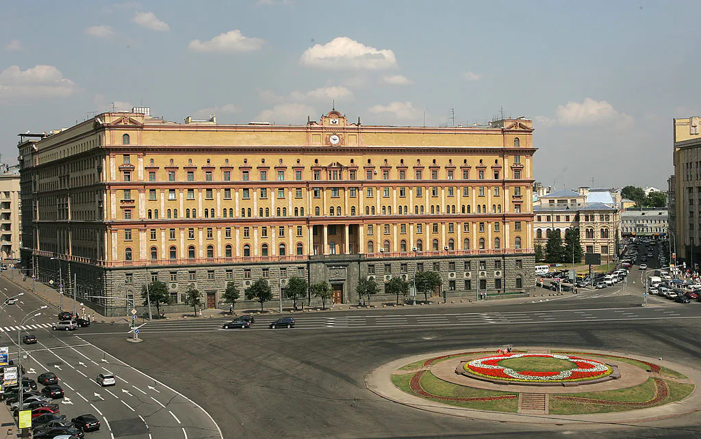 The headquarters (aka Lubianka) of the Federal Security Service (FSB), the former KGB in Moscow. (MAXIM MARMUR/AFP/Getty Images)