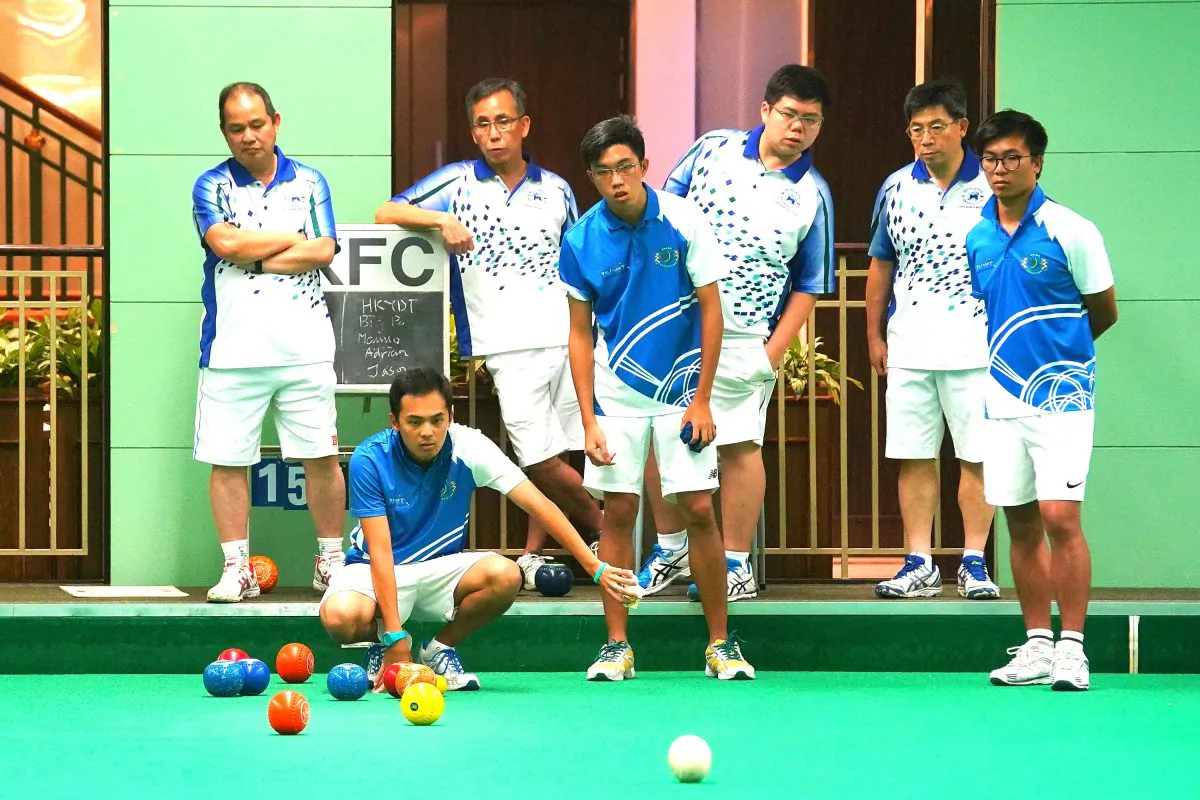 Hong Kong Football Club top the table after overcoming all the visiting teams in the first half of the league season, including a strong Youth Team as shown in this photo. It will be interesting to see how they perform when they need to play all the games away from home in the second half. (Mike Worth)
