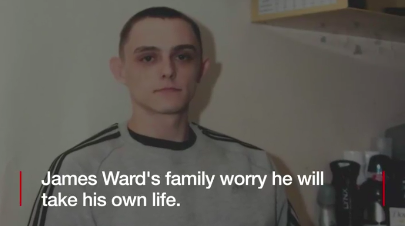 James Ward, who was given a 10-month jail sentence in the U.K. for arson in 2006. He is still in jail after 11 years. (Screenshot via BBC/Youtube)