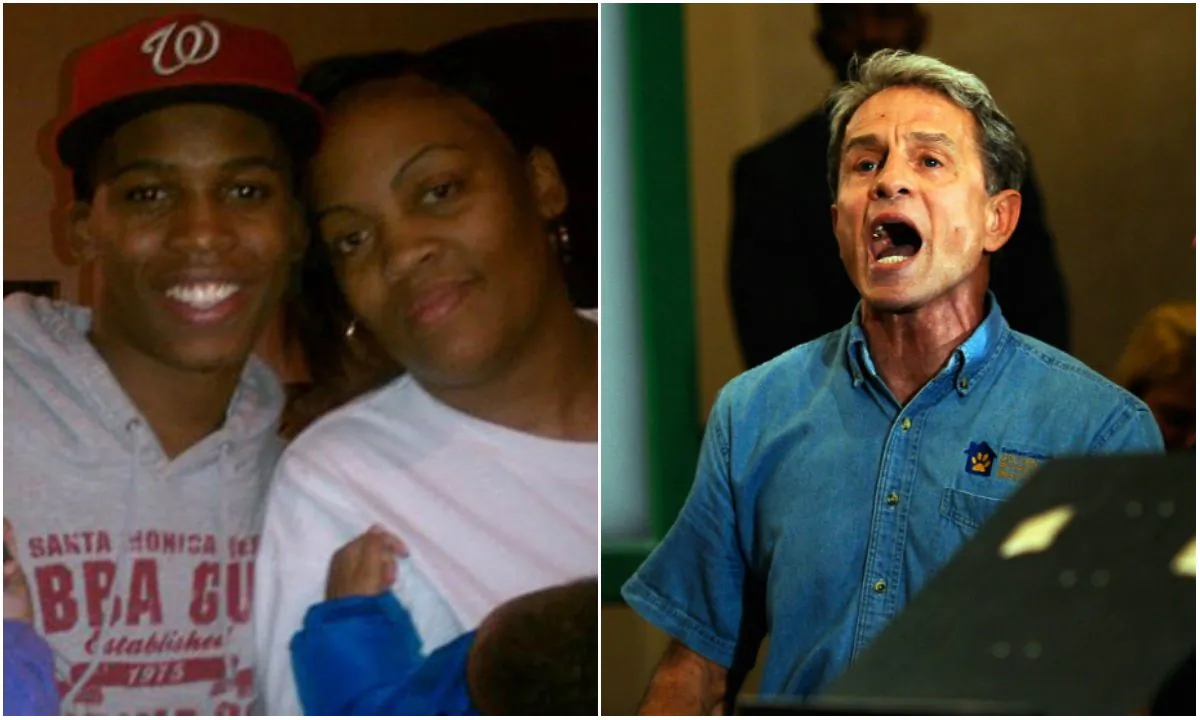 Gemmel More (L) and his mother LaTisha Nixon (R) (Family photo) Ed Buck (Kevork Djansezian/Getty Images)