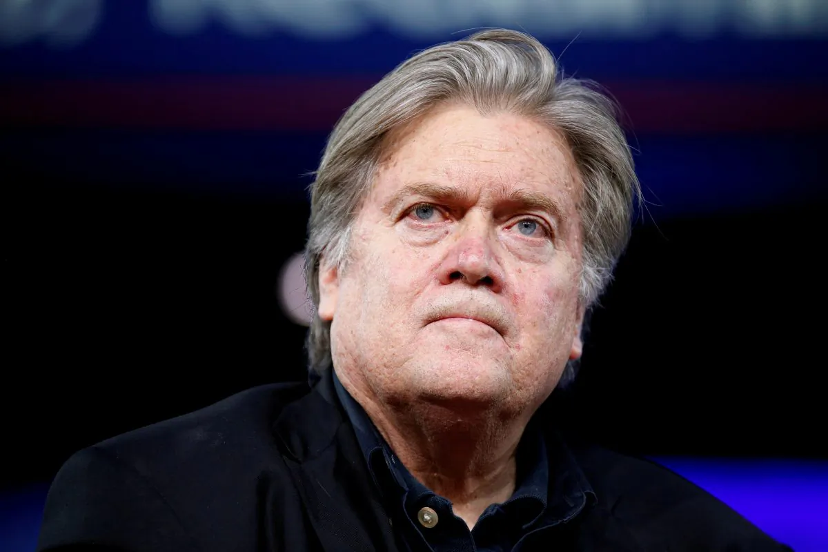 White House Chief Strategist Stephen Bannon speaks at the Conservative Political Action Conference (CPAC) in National Harbor, Maryland, U.S., on Feb. 23, 2017. (REUTERS/Joshua Roberts)