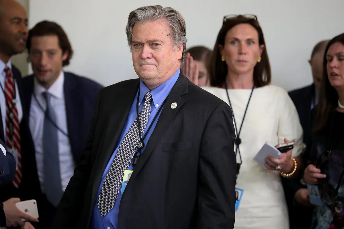 White House chief strategist Steve Bannon at the White House on June 1, 2017. (Chip Somodevilla/Getty Images)