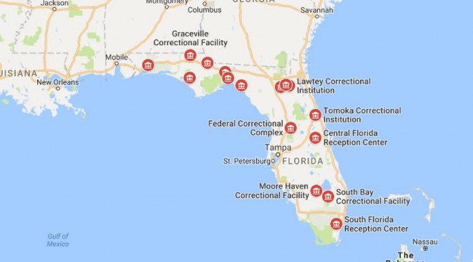 a list of prisons in florida