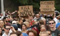 Boston Police Hit With Bottles of Urine at Free Speech Counterprotest