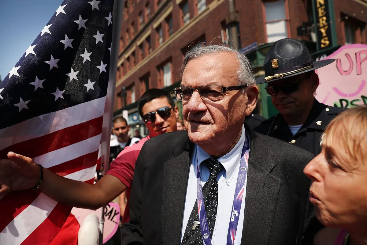 Maricopa County Sheriff Joe Arpaio at the the site of the Republican National Convention (RNC) in downtown Cleveland on July 19, 2016. (Spencer Platt/Getty Images)