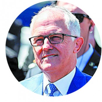 Earlier this month, Australian Prime Minister Malcolm Turnbull affirmed the Australia–U.S. treaty, ANZUS. It prompts each country to aid the other, should either be attacked. (PHOTO BY GETTY IMAGES)
