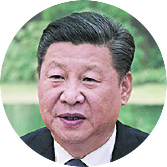 China regime's leader Xi Jinping during a meeting with the delegation from the seventh meeting of BRICS senior representatives on security issues at the Great Hall of the People in Beijing on July 28, 2017. (NG HAN GUAN/AFP/Getty Images)