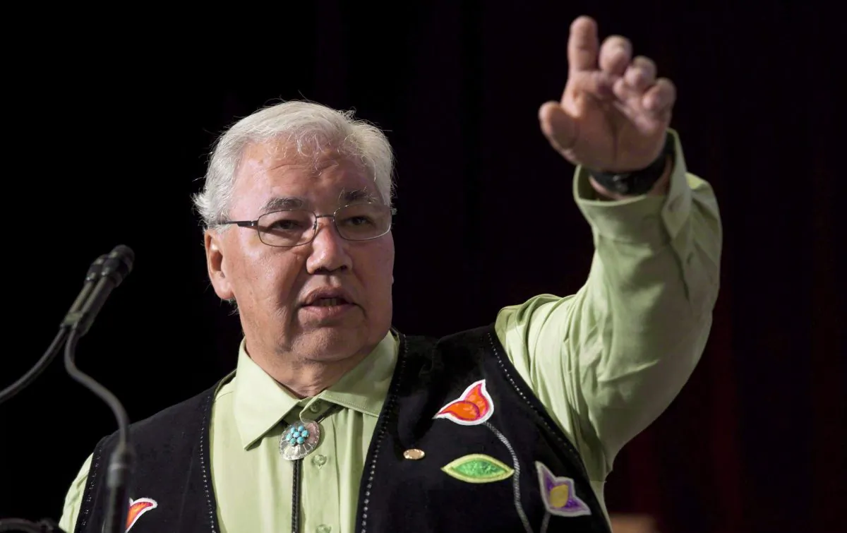 Truth and Reconciliation Commission Chair Justice Murray Sinclair during closing events for the commission in Ottawa on June 1, 2015. Now a senator, Sinclair says getting rid of tributes that are considered offensive to Indigenous Peoples would be counterproductive because it smacks of anger, not harmony. (The Canadian Press/Adrian Wyld)