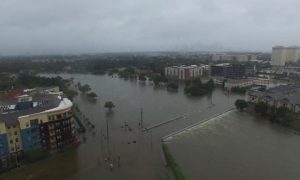 Drone Footage Shows Severe Flooding in Houston From Harvey