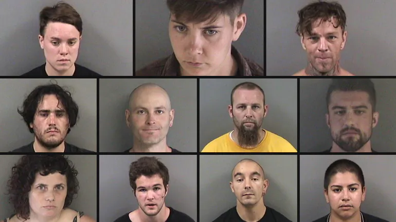 Row 1 (L-R) Brittany Mooreman, Emily Gillespie, Harlan Paknau. Row 2 (L-R) James Dominic, Joshua Phillips, Kristopher Wyrick, Levi Smith. Row 3 (L-R) Rachael Lea Moore, Sean Hines,
Seth Vasquez, Yesenia Mendez. (Alameda County Sheriff)