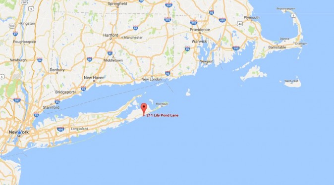 The Clintons' summer vacation house sold for $29 million after it was sitting under contract for two years, according to the Wall Street Journal. (Google Maps) 