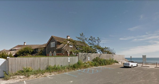 Listing agent Rebekah Baker of Sotheby's International Realty said that the property has rented recently for between $350,000 and $500,000 for the summer---or for about $150,000 a month (Google Street)