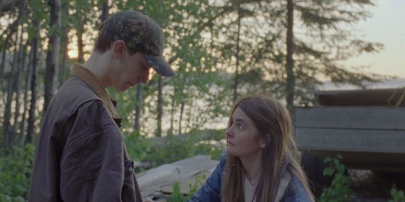 Shirley Henderson as Judy and Théodore Pellerin as her son Jamie in "Never Steady, Never Still."