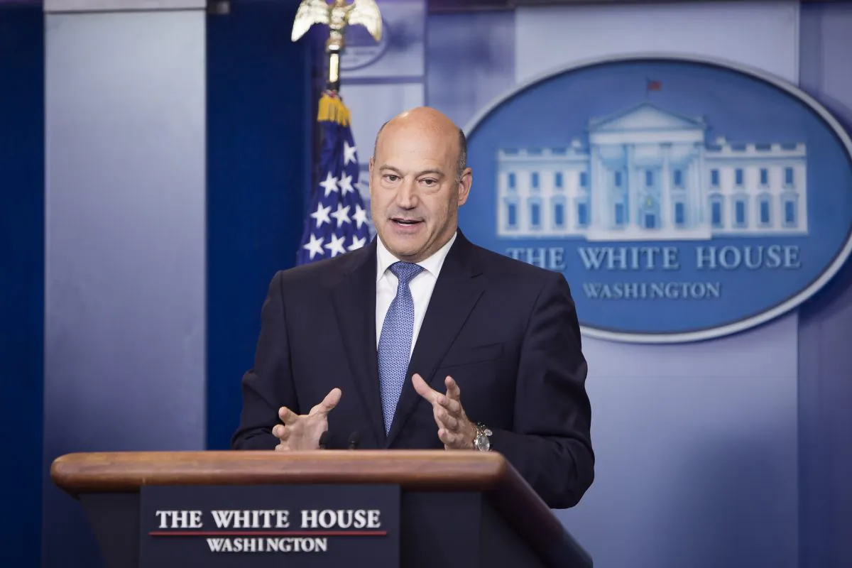 Gary Cohn, director
of the National
Economic Council,
speaks about President
Donald Trump's
tax reform plan at
the White House
on Sept. 28, 2017. (Samira Bouaou/The Epoch Times)