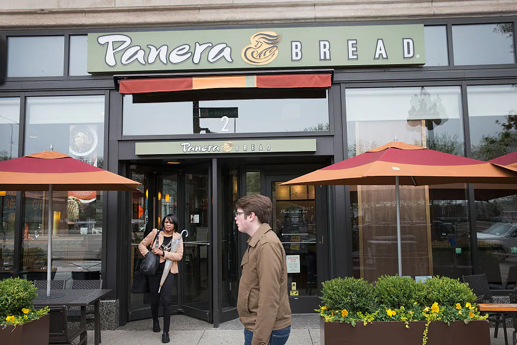 A Panera Bread restaurant in Chicago, Illinois, on May 5, 2015. (Scott Olson/Getty Images)