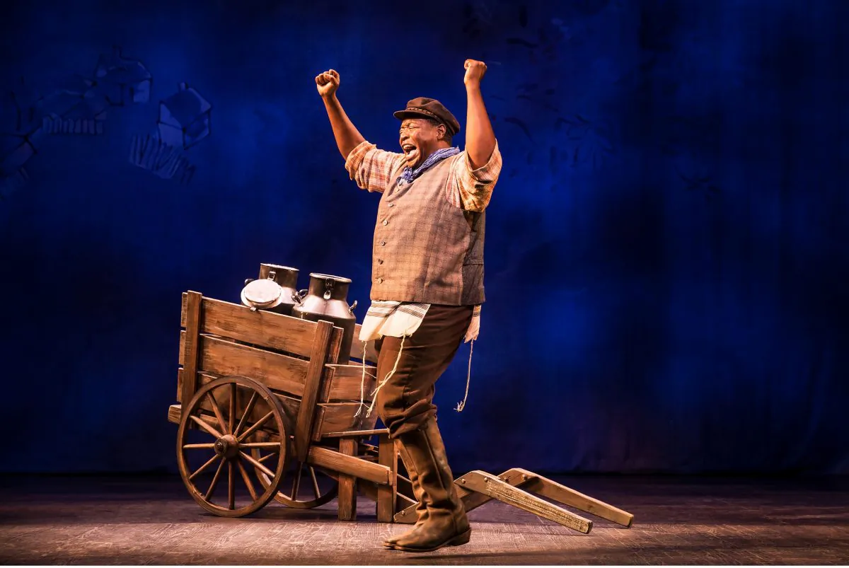 Chuck Cooper delivers powerful performances in “Prince of Broadway,” in old favorites such as “If I Were a Rich Man” from “Fiddler on the Roof.” (Matthew Murphy)