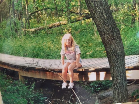 April at the Cox Arboretum in Dayton, Ohio, circa 2009, before the family moved to New Carlisle. (Courtesy of Lori Erion)